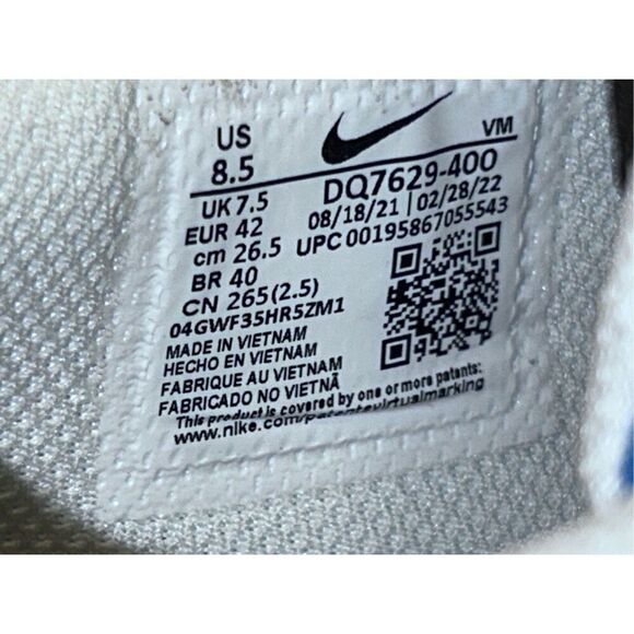 Nike Air Max Excee University Blue Red White Men’s Size 8.5 - Picture 8 of 8